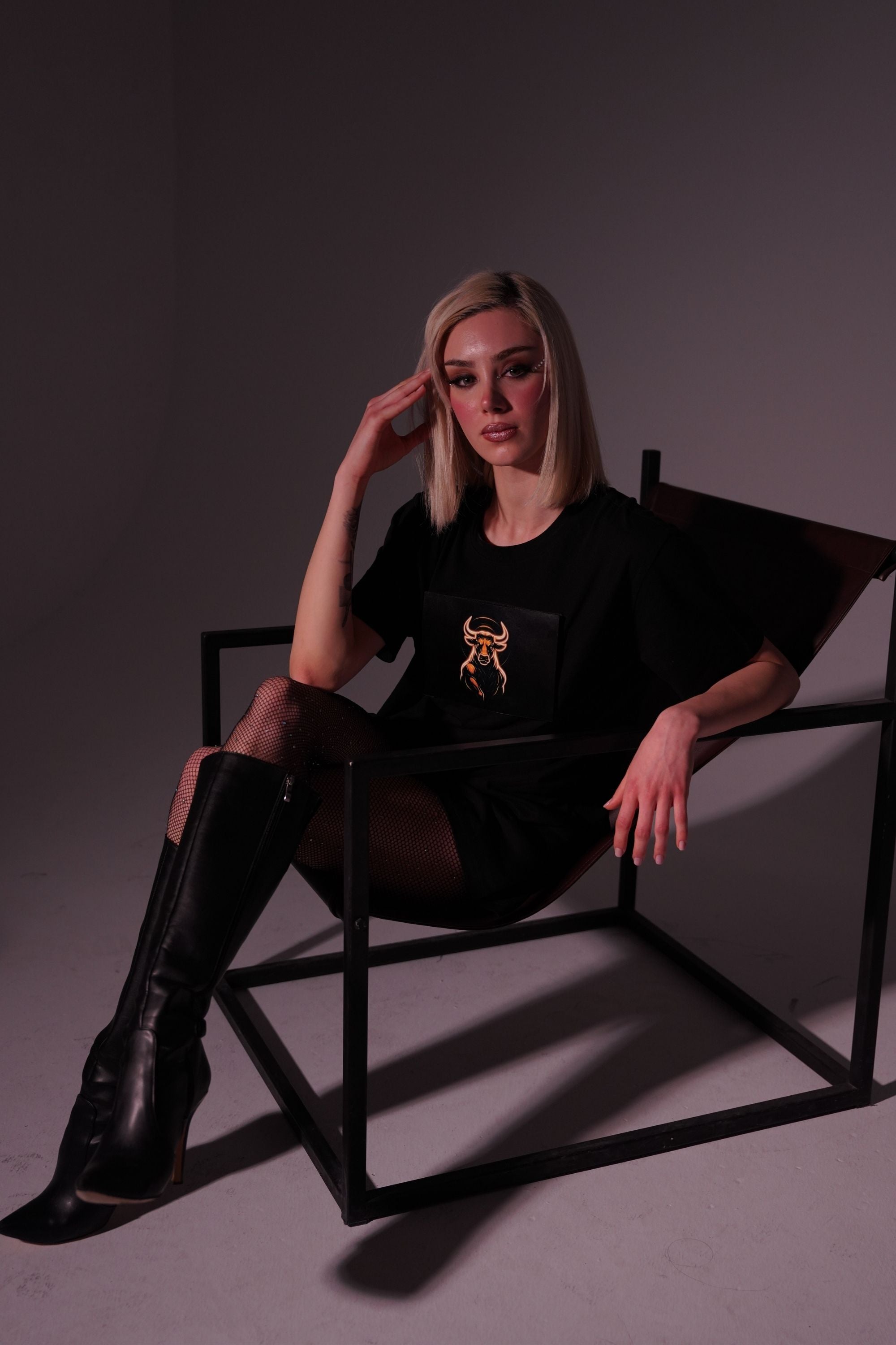 ARIESARON // GOLDEN TAURUS — LED T-SHIRT