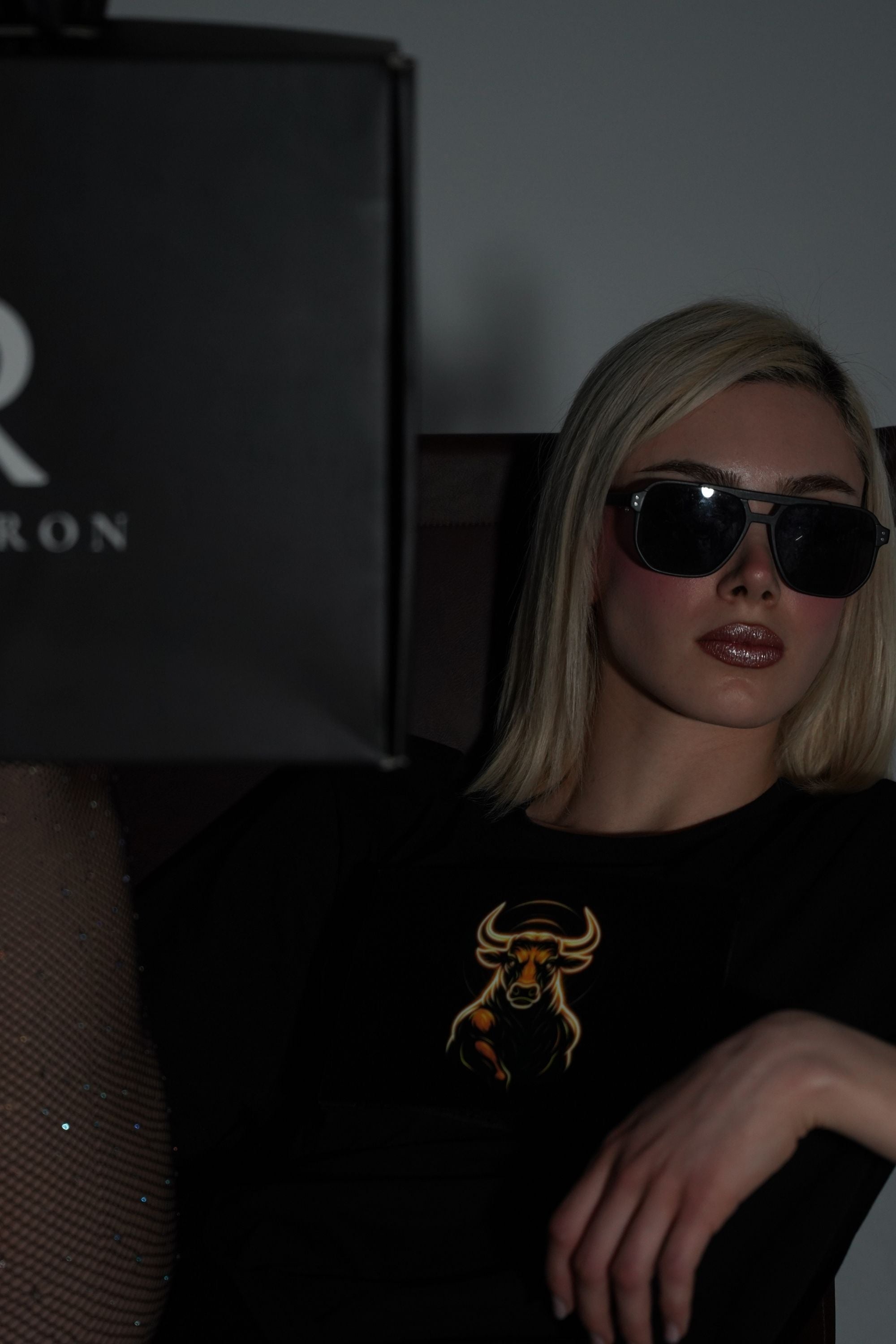 ARIESARON // GOLDEN TAURUS — LED T-SHIRT
